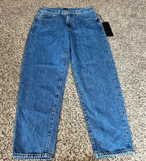 EDWIN Anderson Ankle 90s‎ Relaxed Fit Women Jeans Size 27 Medium Wash Denim thumbnail 1