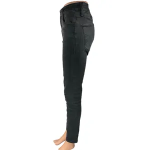 Abercrombie & Fitch Simone Women's Black High Rise Super Skinny Denim Jeans 29 thumbnail 2