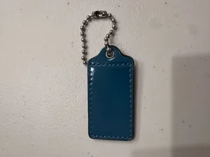 Coach Teal Blue Hang Tag thumbnail 3