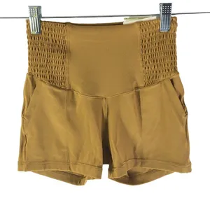 Offline By Aerie Real Me Shortie High-Rise Womens Shorts Brown S thumbnail 1