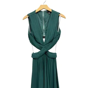 Lulus Vivid Imagination Emerald Green Cutout Maxi Dress size XL NWT thumbnail 5
