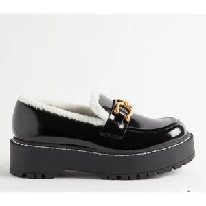 Torrid Women Shearling‎ Trim Loafer Black (size 8) thumbnail 2