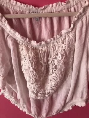 Crop Top White Size L thumbnail 3