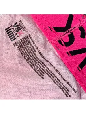 Victoria’s Secret sport vsx Women’s Hot Pink Athletic Shorts with Black Trim thumbnail 3
