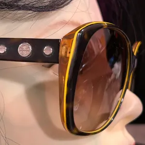 Tory Burch Brown Sunglasses with Gold Accent includes Tory Burch case thumbnail 13
