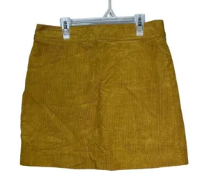 J.Crew Mercantile Tan Corduroy Mini Length Aline Skirt Womens Size 6‎ thumbnail 1
