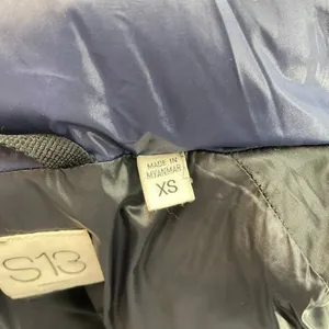 S13 Quilted Down Short‎ Puffer Jacket Navy Blue Size XS thumbnail 8
