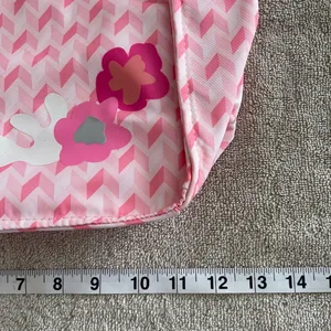 Estée Lauder Pink Fabric Bag toiletries travel beach summer makeup cosmetics thumbnail 3