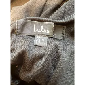 Lulus Inspiring Allure Black Square Neck Column Maxi Dress Small Formal NWOT thumbnail 8