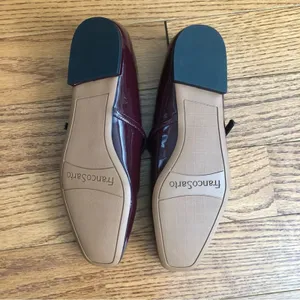 Franco Sarto Tinsley Patent Leather Burgundy Mary Jane Flats Women’s SZ 7.5 NWOT thumbnail 10