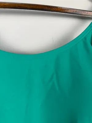 Fair Harbor Green Blue One piece swimsuit size small thumbnail 2