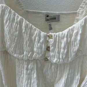 peasant top white cream size medium thumbnail 3