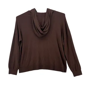 Cashmere Blend Hoodie XXL Brown Soft Comfy‎ Warm Cozy Oversized Luxurry Premier thumbnail 2