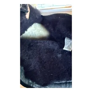 UGG Australia Classic Short Boots Black Suede Sheepskin Size 916 thumbnail 6
