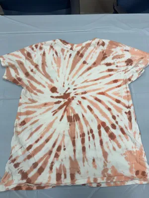 Billabong Take a Trip Tie Dye Short Sleeve Boyfriend Tee Shirt Size Large thumbnail 3