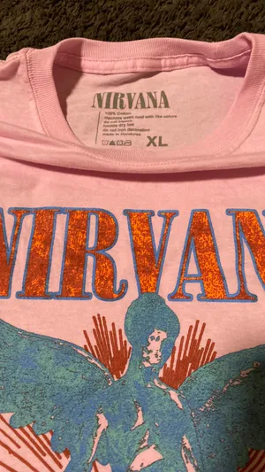 Nirvana In Utero Pink Tee Size XL thumbnail 3
