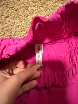 Zenana Shorts Pink Size L thumbnail 2