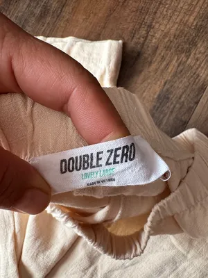 Double Zero Cream Wide Leg Pants thumbnail 2