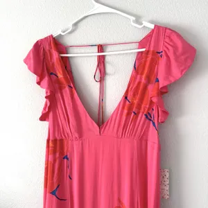 Free People Womens Size-6 She's A Waterfall Maxi Dress Pink‎ $128 thumbnail 8