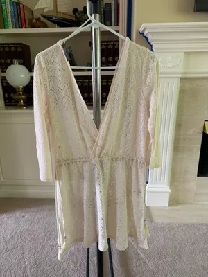 Primark Cream Crochet Cover-Up thumbnail 2