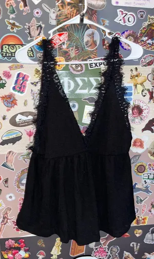 Urban Outfitters Low Cut Blouse thumbnail 1