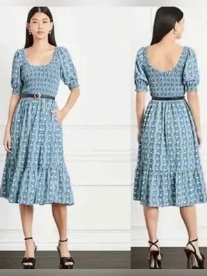 Hill House The Louisa Crepe Nap Dress XS thumbnail 2