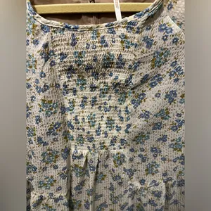 Free people boho floral‎ mini dress sz 6 thumbnail 5