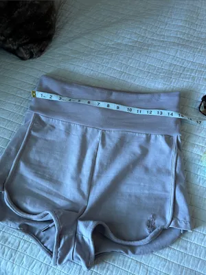 Free People Movement Limitless fold over retro Shorts Oyster M NWOT thumbnail 10
