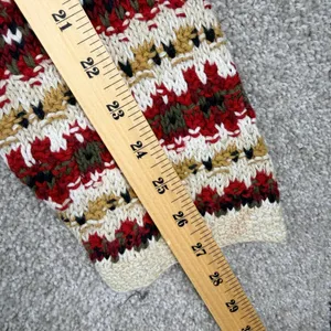 Robert Scott Women M Hand Knit Floral Fair Isle Cardigan Folk Art Cottagecore thumbnail 5