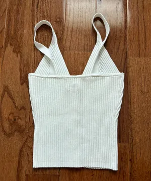 Aerie NWOT  Button Front Sweater Tank Top thumbnail 3