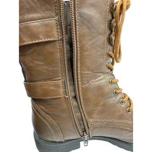 Red Circle Mid Calf combat boots‎ Women's Size 7 thumbnail 6