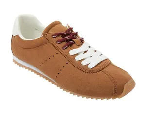 NWT Universal Thread JoJo Sneakers Low Top Double Lace 94462316 Brown 8.5M thumbnail 1