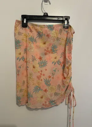 Celebrity Pink Ruched V-Neck One Piece Swimsuit Size XL thumbnail 6