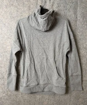 Lululemon Sweater Women small Gray Rest Day Pullover French Terry Run Gym thumbnail 1