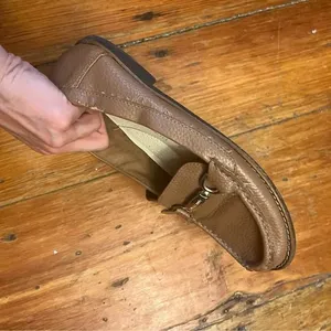 Anne Klein iFlex Brown Loafers with Buckle thumbnail 5