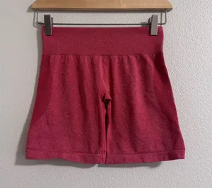 NVGTN High-Waist Rose Athletic Shorts with Wide Waistband thumbnail 1