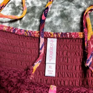 Xhilartation Maxi Dress W/ Crochet Top‎ thumbnail 7