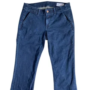 Gap Long & Lean Jeans Womens 27 4R Dark Rinse Low Rise Flare Bootcut 844088 thumbnail 2