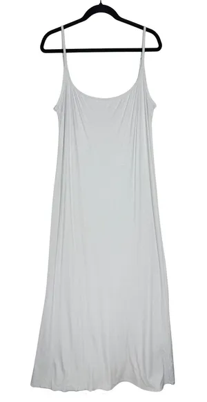 Wild Fable Ribbed Maxi Slip Dress Size XXL Gray Capsule Party Dinner Date Summer thumbnail 1