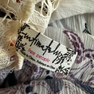 Free People Intimately Lace Mini Dress Purple Boho Indie Festival Stagecoach thumbnail 3