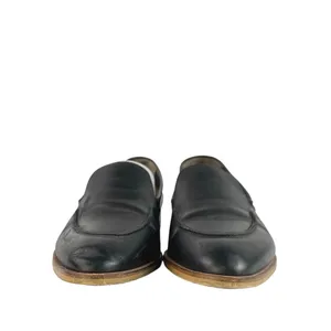 Everlane Women's Black Leather Slip On Low Top Almond Toe Loafers Shoes Size 8 thumbnail 2