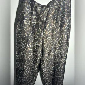 GIORGIO ARMANI Silk Blend Leopard Dress Pants thumbnail 2