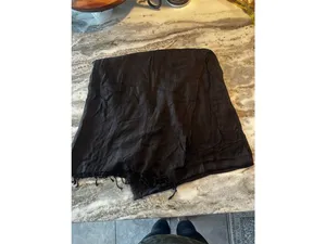 Bijoux Terner Black Pseudo Pashmina Scarf Wrap One Size thumbnail 2