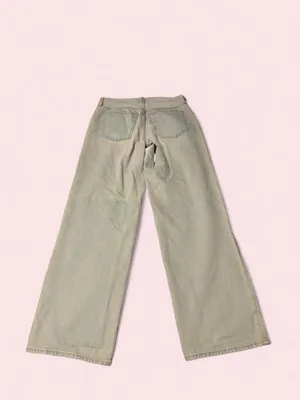 Universal Thread mid rise 90s baggy Wide-Leg Jeans in light blue thumbnail 2