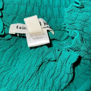 Faith and Joy Size M Emerald Green Blouse thumbnail 13