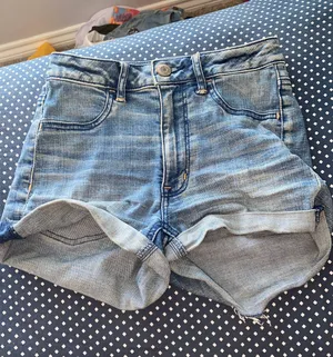 American Eagle High Waisted Jean Shorts thumbnail 1