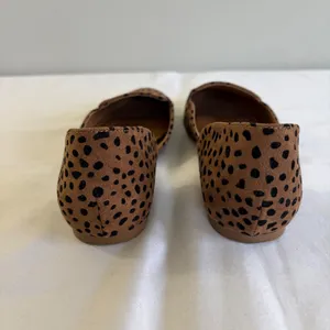 Kensie Gaby Leopard Cheetah Print‎ d'Orsay Pointed Toe Flats Tan Black 6.5M thumbnail 10