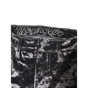 Wrangler Black Velvet High Rise Flare Pants thumbnail 3