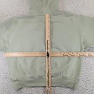 Tna Aritzia Cozy Fleece Boyfriend Zip Hoodie Sage Green XS 92007 thumbnail 8