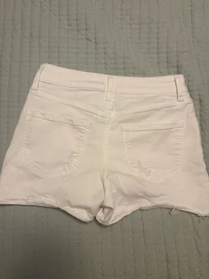 Express White Denim Shorts 0 thumbnail 3